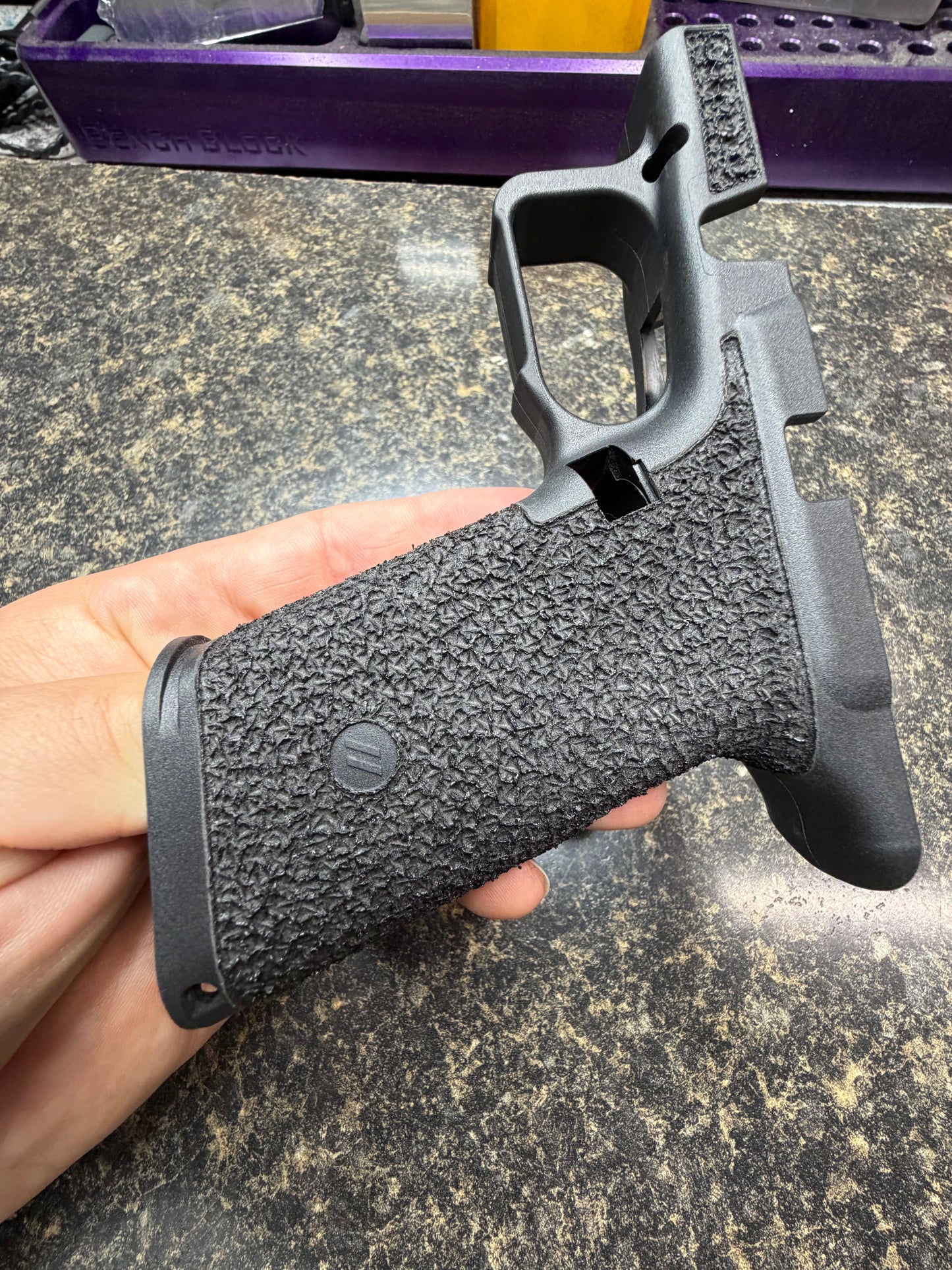 ZEV grip module stippling service