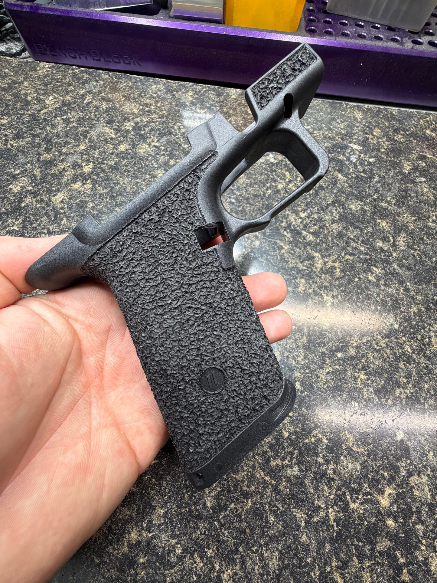 ZEV grip module stippling service