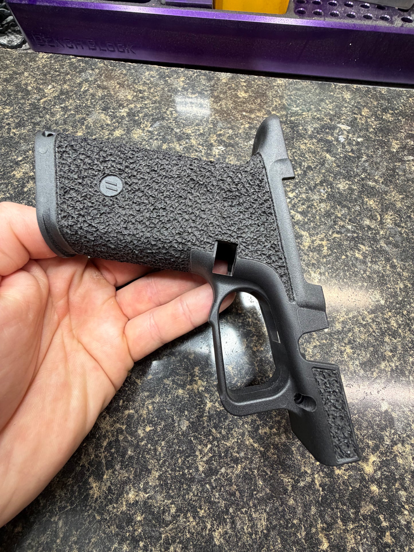 ZEV grip module stippling service