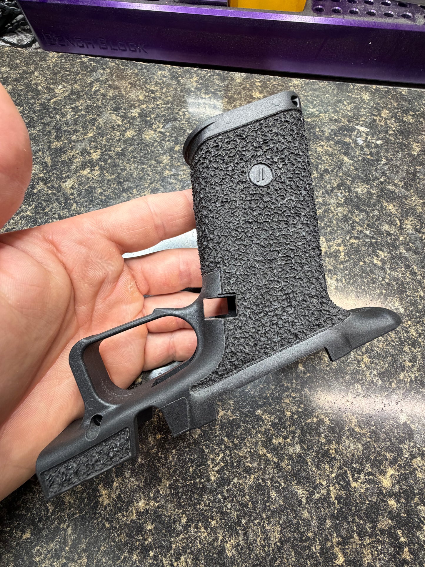 ZEV grip module stippling service